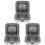 3Pcs Pocket Size Hearing Aid Protector ABS Portable Travel Storage Box 4