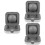 3Pcs Pocket Size Hearing Aid Protector ABS Portable Travel Storage Box 8