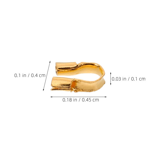 300Pcs Copper Wire Protector Guards for Handmade Jewelry Decoration 2