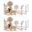 4Sets Stem Educational DIY Wooden Solar System Puzzle Kit for Kids 3