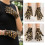Leopardprintede polyesterhandsker – Unisex vintervarme 2