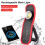 Lampe de travail LED COB rouge portable, base magnétique 1