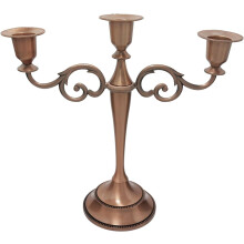 3-laags metalen kandelaar – Kandelaar voor taps toelopende kaarsen, perfect voor bruiloften, kerken, feestdagen en Halloween – Elegant tafelstuk