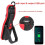 Lampe de travail LED COB rouge portable, base magnétique 5