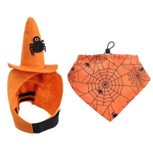 Halloween-lemmikkiasusetti, jossa kurpitsamappi ja bandana