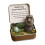Caixa de presente de Páscoa em miniatura com tema Moai e cartões. 1