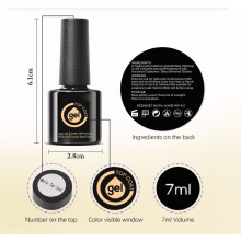 Nail Gel Set Scratch-Resistant Matte Top and Removable Base
