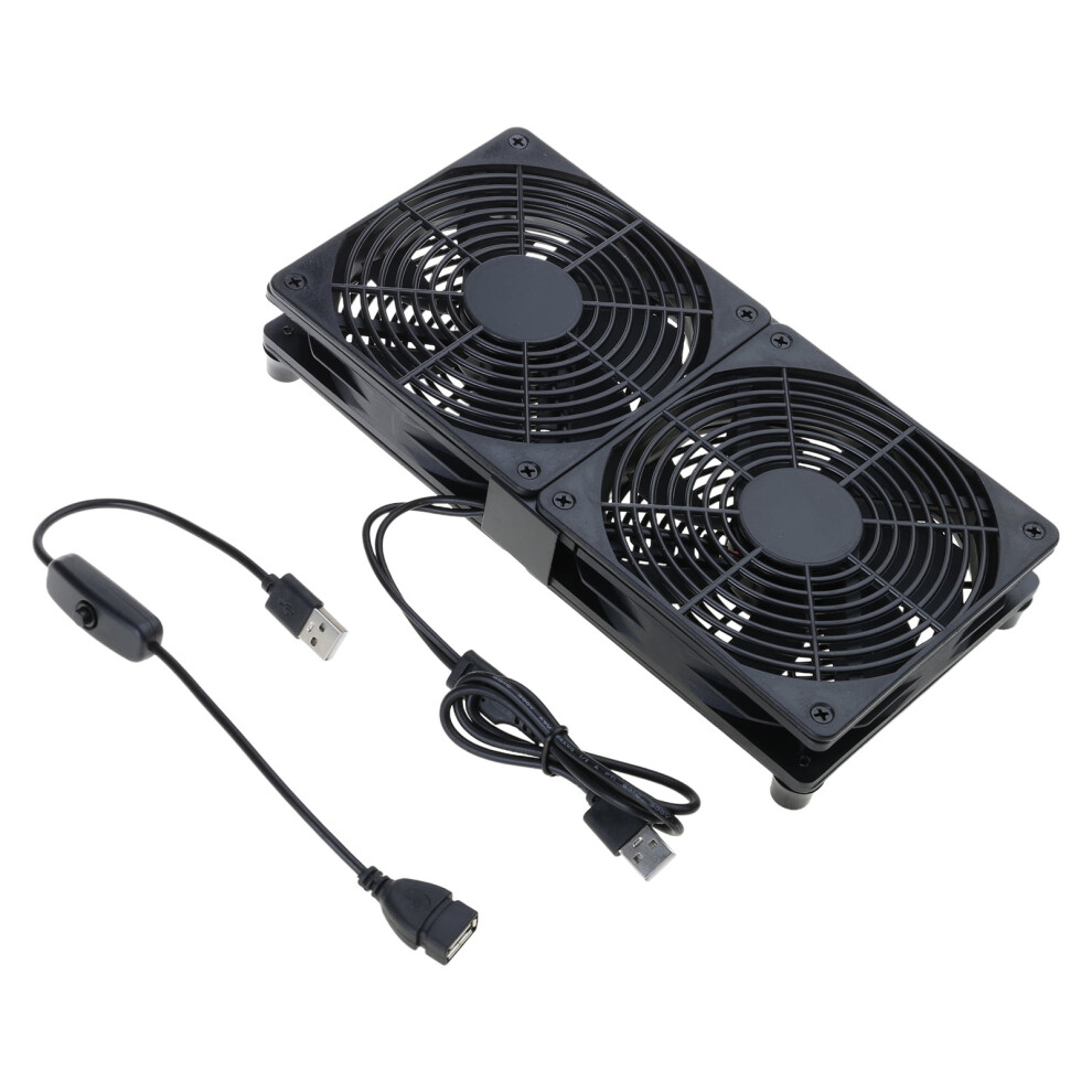 Usb Powered Cooling Fan Stand 120Mm For Router Rack Sound Video Networks Cabinet Server, Workstations Minings Machine 9405492188822