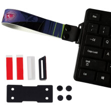Ergonomisk tastaturstropp Stilig stoffstropp Enkel å feste for komfortabel bæring Laptoptilbehør