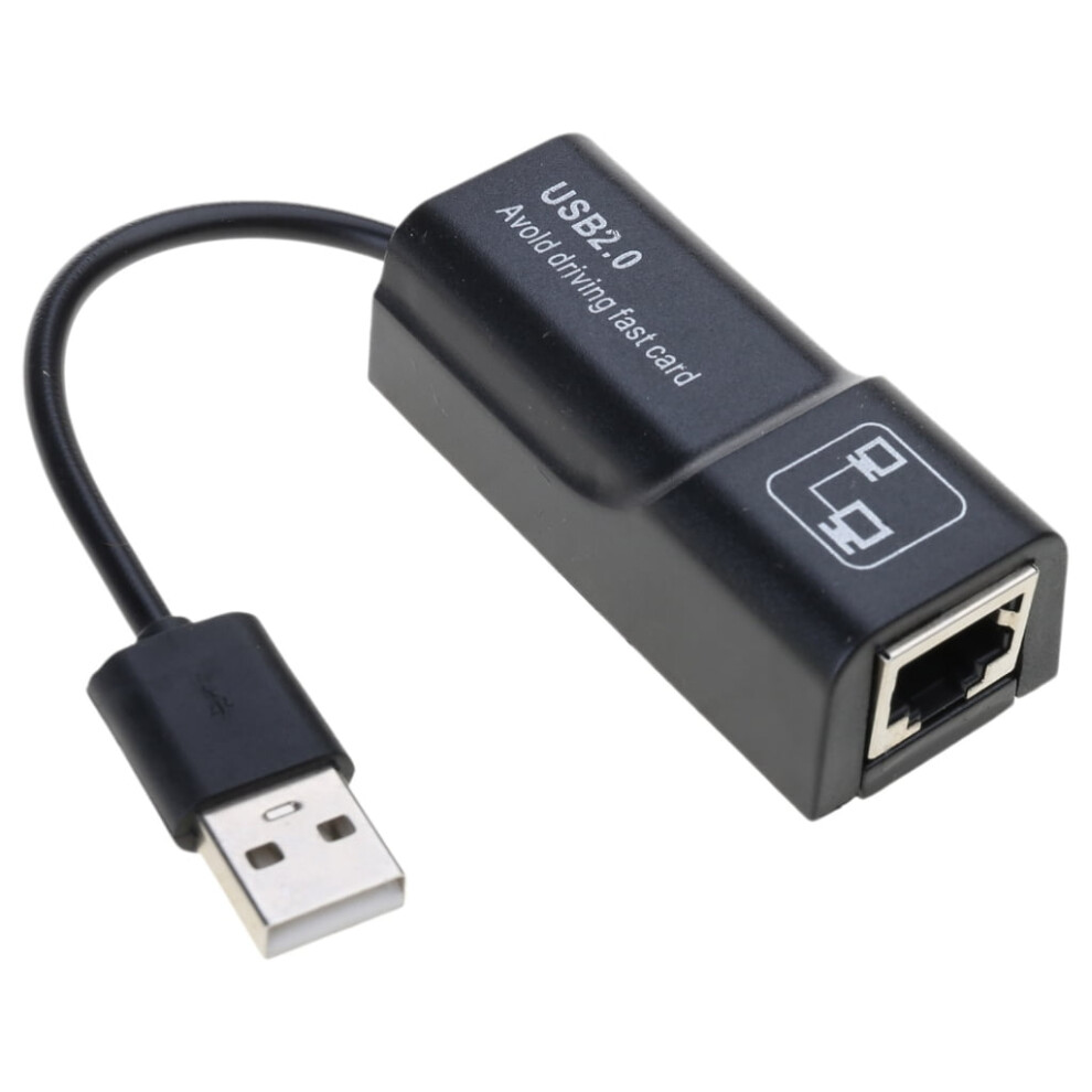 Usb 2.0 To Ethernet Adapter Usb To Rj45 Supporting 10/100Mbps Ethernet Networking 9405492188723