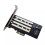 Πρόσθετες κάρτες NVMe M.2to PCIe x4Card Προσαρμογέας M.2PCIE Κάρτα επέκτασης κεντρικού 4