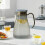 Pichet à eau froide avec couvercle en acier martelé, 1500 ml 1