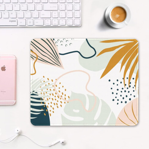 Αντιολισθητικό λαστιχένιο Mouse Pad 12x10 ιντσών με ραμμένες άκρες 1