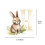 Easter2D Acrylic26Gram Κρεμαστό στολίδι με ακρυλικό λαγουδάκι, στεφάνι σπιτιού, διακόσμηση 2