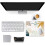Αντιολισθητικό λαστιχένιο Mouse Pad 12x10 ιντσών με ραμμένες άκρες 3