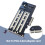 Πρόσθετες κάρτες NVMe M.2to PCIe x4Card Προσαρμογέας M.2PCIE Κάρτα επέκτασης κεντρικού 8