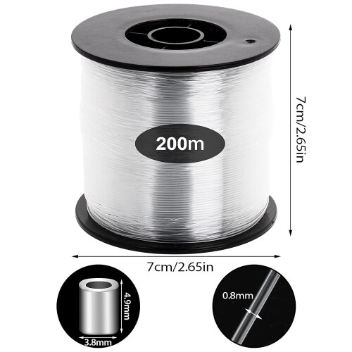 Clear Invisible Hanging Wire 0.8 Mm Nylon String 1