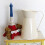 White Milk Jug Vase – Rustic Farmhouse Decor 4