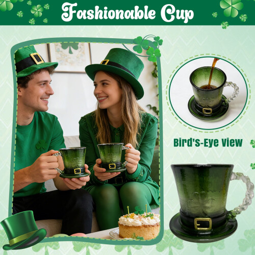 Isolert tumbler for St. Patricks dag 355 ml rustfritt stål