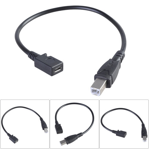 Ανταλλακτικό καλώδιο μετατροπής USB 5Pin θηλυκό σε USB B αρσενικό 29cm για εκτυπωτές και 1
