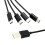 Cabo de carregamento USB-C, 4 portas USB para USB-C 1