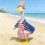 Roupa fofa no estilo do Dia da Independência para ganso de cimento de 23 polegadas – Decoração para jardim, quintal e varanda (C) 5