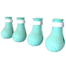 Cat Boots For Cats | Cat Shoes Scratch 4pc Silicone Protector Boots For Cats