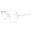 Firkantede, transparente linser, unisex, 1 par 1