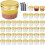 Conjunto de 40 potes de vidro tipo Mason com tampas douradas, 120ml (4oz) 1