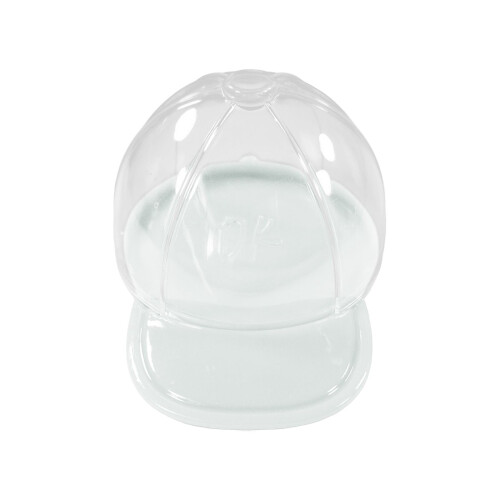 Baseball sapka mini cukordoboz fehér 6,7x4,8 cm