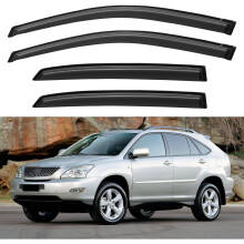Window Visors Rain Guards Shield for 2004-2009 Lexus RX330 RX350 RX400h, Out-Channel Window Vent Wind Deflectors Visors Shades