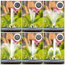 4W Solar Fountain Pump 5V Outdoor Kit 200L/H 9 Nozzles Fish Tank & Garden