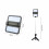 Lampe de camping télescopique LED avec support, rechargeable par USB. 3