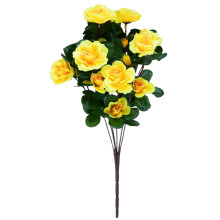 Silkepeoner kunstige blomster lang stilk 12 stk