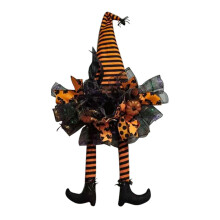 Halloween heksekrans udendørs dørdekoration
