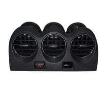 Center Dash A/C Outlet Panel for Nissan Altima 2007–2012, with Emergency Switch, OEM E771-5111E100, Black