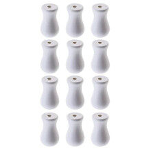 Lot de 12 embouts de cordon pour stores et rideaux, avec pompons et accessoires de loisirs créatifs.