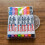 Vandmalingspen, sletbare whiteboard-tuscher, 8 farver, 10 ml 1