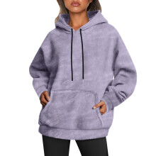 Hoodies for Women,Sweatshirts Women Solid Hooded Sweatshirt Pocket Loose Long Sleeve Hoodie Top for Comfortable Casual Wear,Womens Hoodies,XL