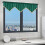 Curtains Short Solid Color Curtains, Triangular Curtains for Household, Small Window, Through Rod Curtains for Kitchen, Bathroom, Cabin 7