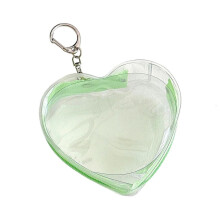 Clear Figure Display Bag with Keychain Doll Storage Bag Collectible Display Case
