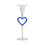 Portacandele a forma di cuore per candele standard 1
