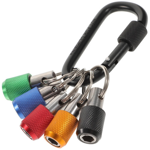 Bit Holder Keychain Portable Screwdriver ABS Steel 1 Set