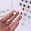 Magnetische brocheset – 12 stuks, legering, zwart/gemengd/wit 5