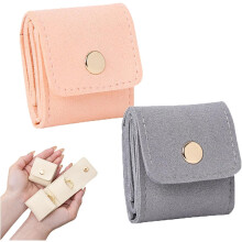 Lengthen Jewelry Bag, Mini Travel Jewelry Bag, Portable Foldable, For Travel Essentials, Earrings, Rings, Necklaces (2PCS-3)