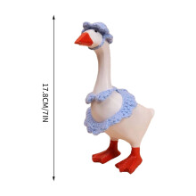 Easter Goose Outfit Fabric Decorative Clothes for Lawn Porch Goose Statue Outdoor Garden Easter Holiday Art