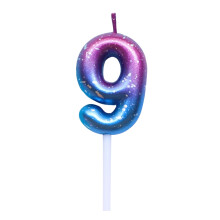 Number Candle J Holiday Celebration Cake Decor Party Atmosphere Creative Ornament
