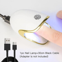 Mini Nail Dryer UV Lamp Manicure Machine Single Finger Nails Art Tool Gel Polish 16W Nail Dryer LED Nail Lamp Manicure Tools