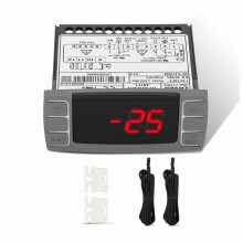 Régulateur de température XR06CX-4N1F1, thermostat numérique programmable avec sonde de température