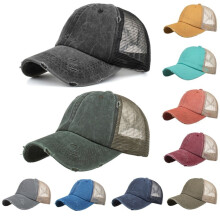 Gorra de béisbol unisex de algodón ajustable para el sol de verano